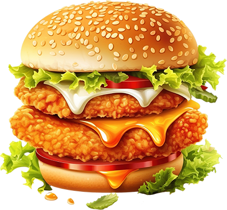 Double Patty Giant Chicken Burger